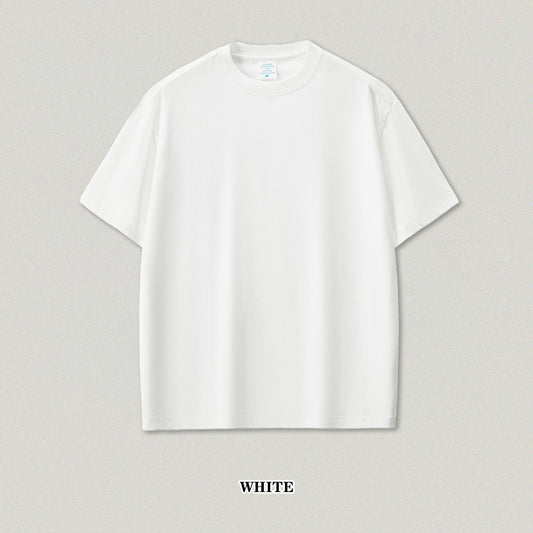 Solid color loose short sleeve T-shirt