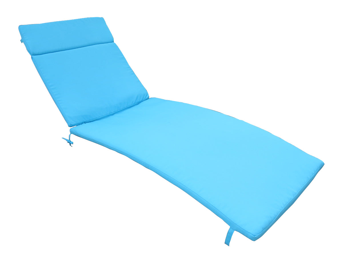 52005.00CUSH-BLU (1PCS) SALEM Outdoor Chaise Lounge Cushion (Without Chaise Lounge)