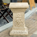 Pedestal Column Plant Stand, 19 Inch, Indoor and Outdoor