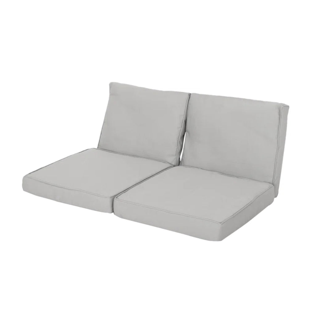 HONOLULU CLUB CHAIR CUSHION SET, BACK CUSHION AND SEAT CUSHION, SILVER, SET OF 2, (52918.00 CUSHION SET)