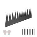 Steel Landscape Edging 6 Packs 40 x 6in Rust-Resistant Garden Edging Border Black