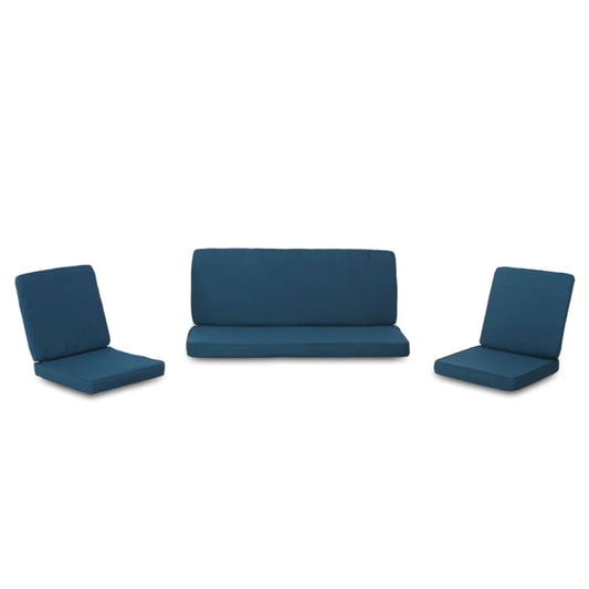 CAROLINA CLUB CHAIR & LOVESEAT CUSHION SET, DARK TEAL, (2sets 63513.00 CUSHION SET+1set 63308.00 CUSHION SET)