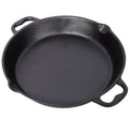12inch Pre-Seasoned Cast Iron Skillet, Cast Iron Pan,Dual Assist Handles,Use for Grill, Stovetop, Induction, Oven Safe Cookwa