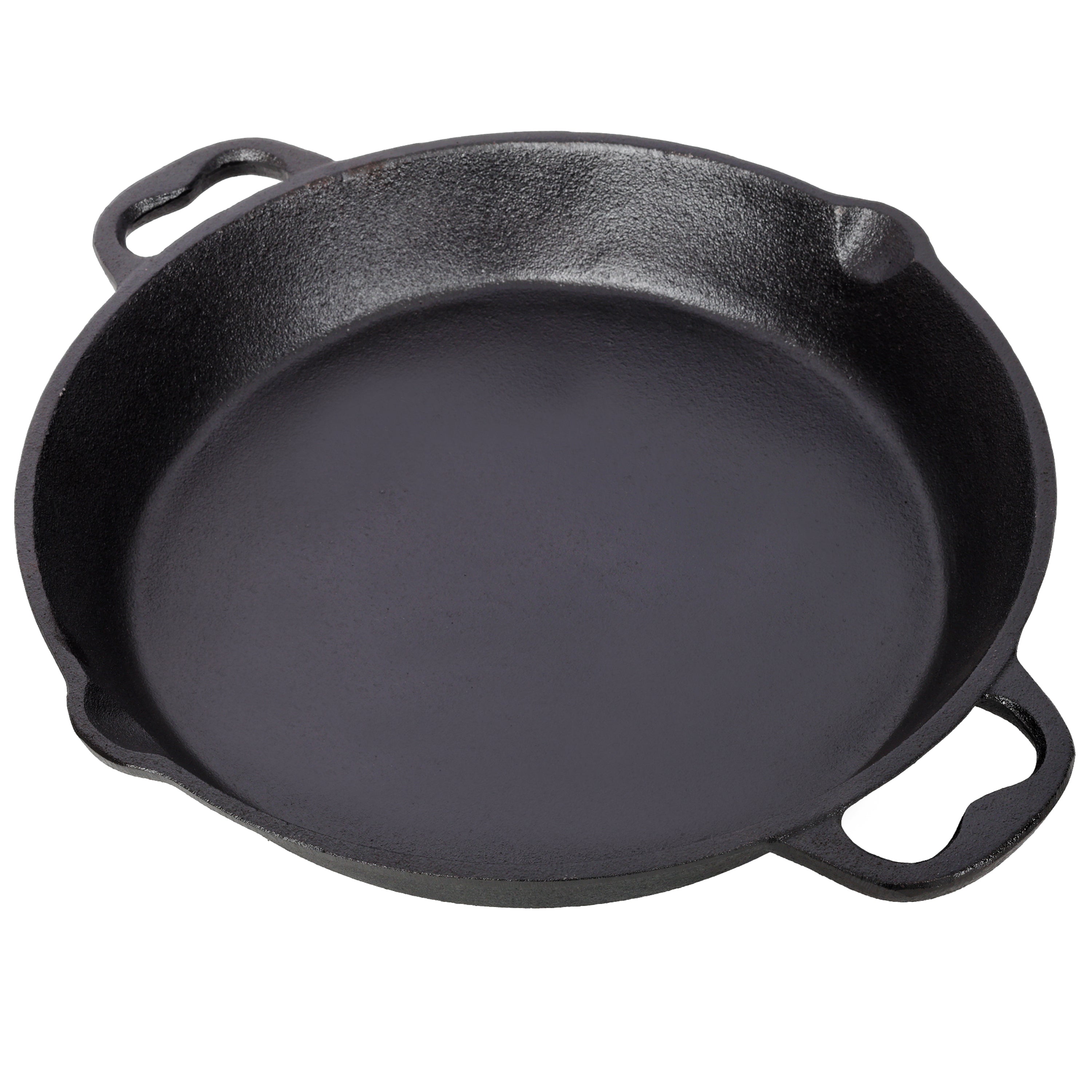 12inch Pre-Seasoned Cast Iron Skillet, Cast Iron Pan,Dual Assist Handles,Use for Grill, Stovetop, Induction, Oven Safe Cookwa