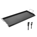 32x14 in Flat Top Griddle Carbon Steel Universal BBQ Grill Pan Cookware