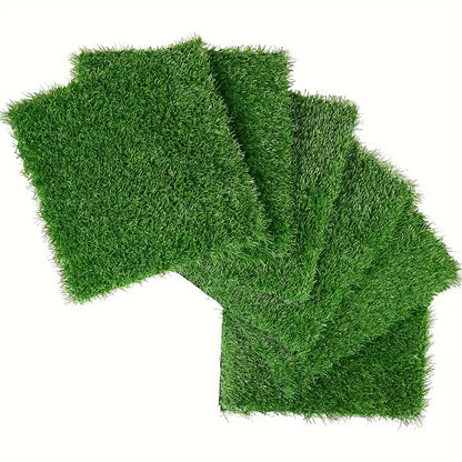 Artificial Lawn 36pcs Interlocking Grass Tiles for Patio, Balcony, Backyard, Green Turf Floor, 12x12 inches, Made of Durable Plastic