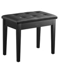 Piano Bench, 22' x 13.78' x 19', Keyboard Piano Chair with High-Density Padded Cushion, Storage Compartment for Music Books, Wooden Piano Bookcase Stool Seat, for Vanity, Living Room, Bedroom
