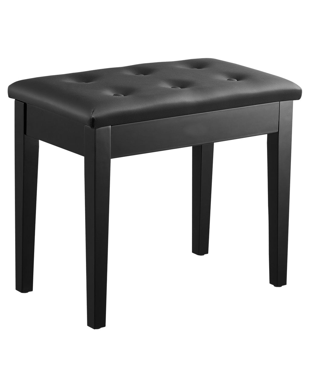 Piano Bench, 22' x 13.78' x 19', Keyboard Piano Chair with High-Density Padded Cushion, Storage Compartment for Music Books, Wooden Piano Bookcase Stool Seat, for Vanity, Living Room, Bedroom