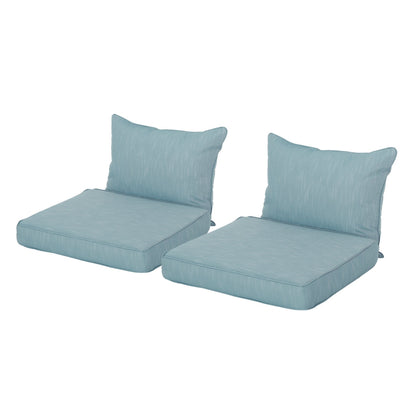 ANTIBES CLUB CHAIR SET, BACK CUSHION AND SEAT CUSHION, TEAL, SET OF 2, (57087.00 CUSHION SET)