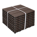 DIY Interlocking Deck Tiles 9PCS - Waterproof Outdoor and Indoor Flooring for Patio, Balcony, Porch, Backyard, Bedroom